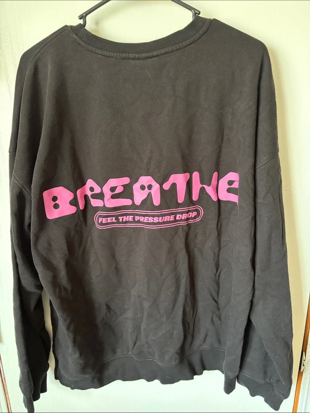 H&M Oversized Sweatshirt in Black